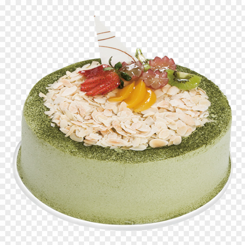 Green Tea Cake Matcha Fruitcake Torte PNG