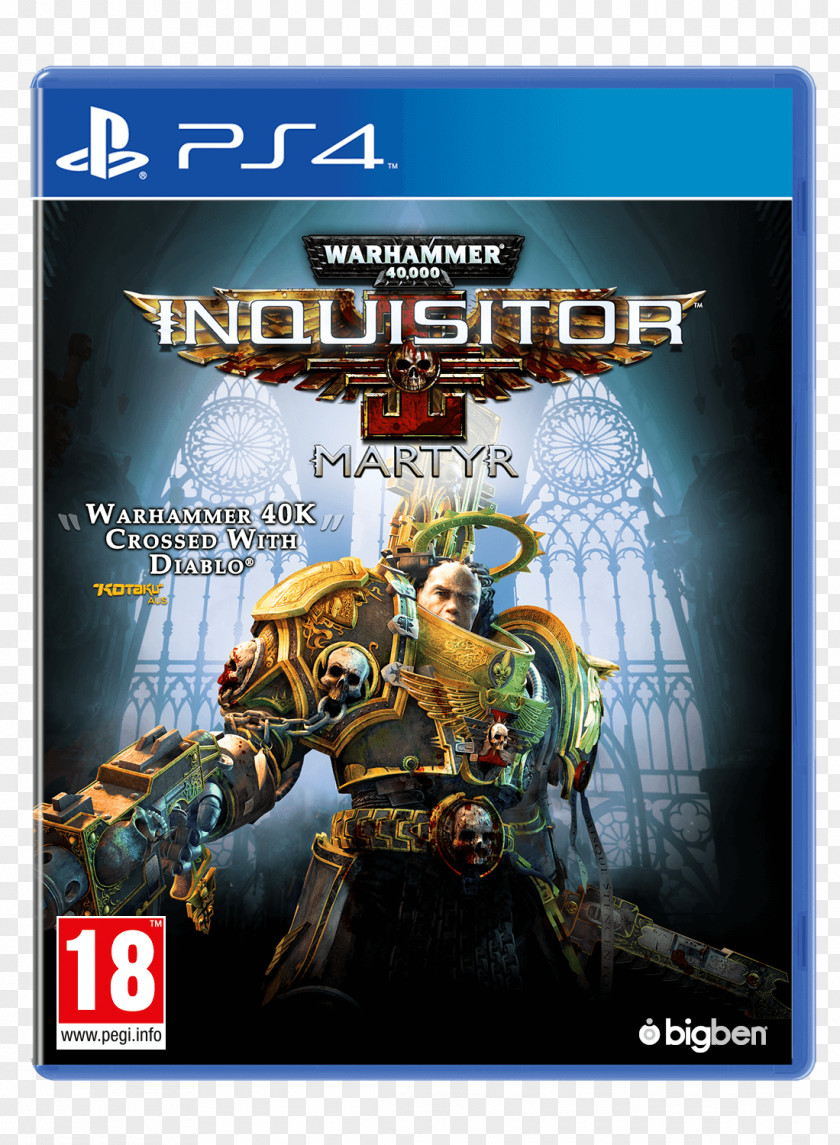 Martyr PlayStation 4 Video GameWarhammer 40.000 Warhammer 40,000: Inquisitor PNG
