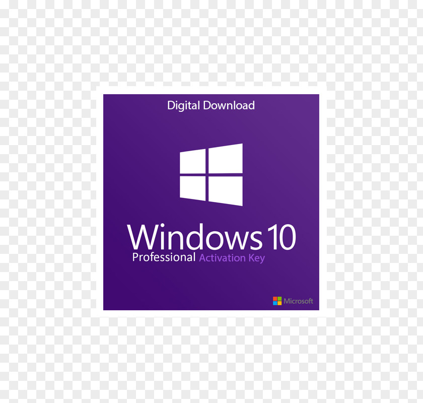Microsoft Windows 10 Pro Product Key 64-bit Computing PNG