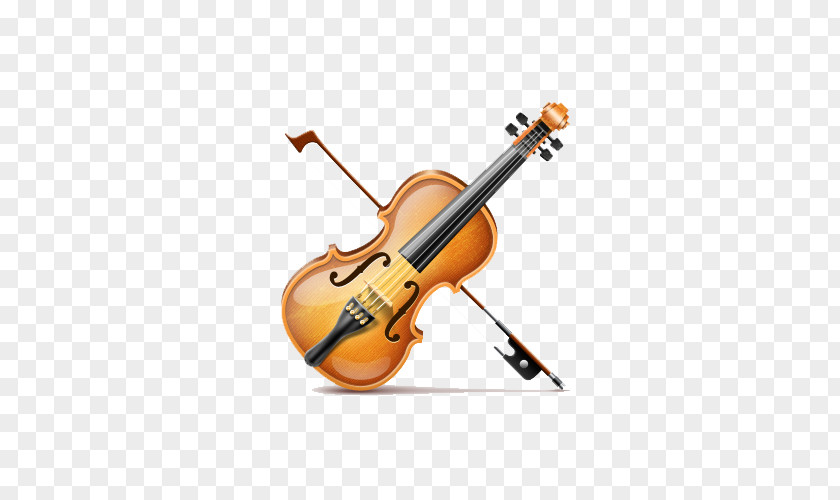 Realistic Violin Bass Musical Instrument Viola PNG