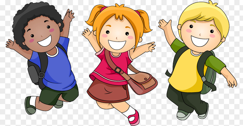 Black And White Yellow Race Children Cartoon Child Stock Photography PNG