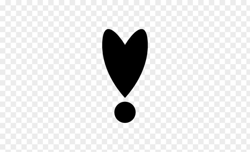 Exclamation Point Mark Heart Interjection Full Stop PNG