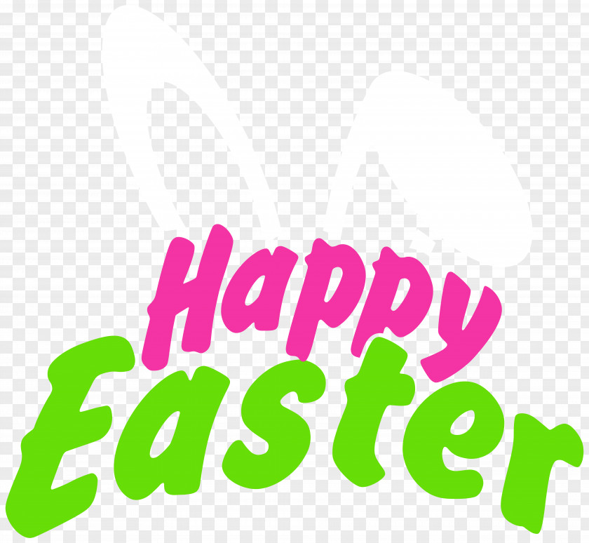 Happy Easter Clip Art Image Bunny Egg PNG