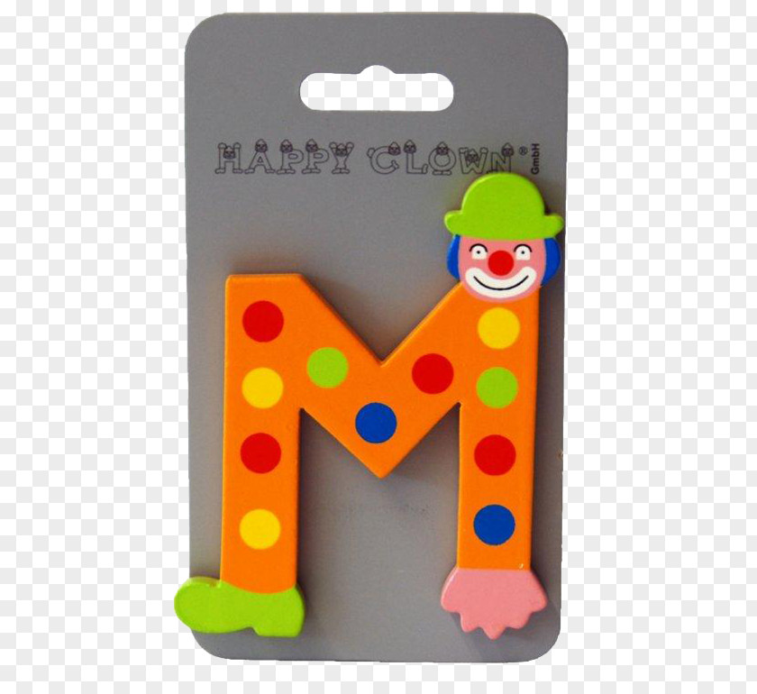 Moulin Roty Toy Letter Clown PNG
