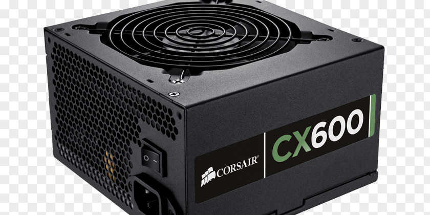 Power Supply Unit 80 Plus Corsair Components Converters Builder Series CX500 V2 PNG