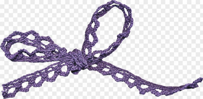 Purple Bow Paper PNG