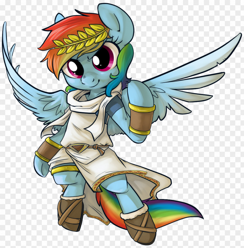 Rainbow Kid Icarus: Uprising DeviantArt Pony PNG
