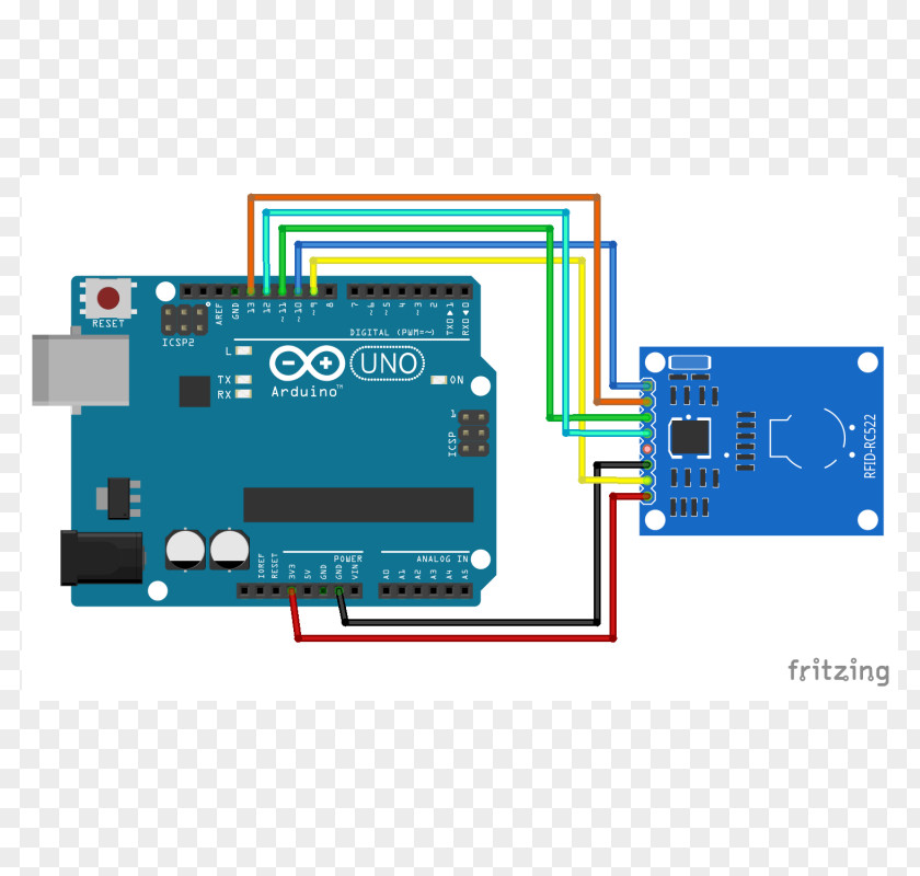 Rfid Card Arduino Liquid-crystal Display Device Radio-frequency Identification Sensor PNG