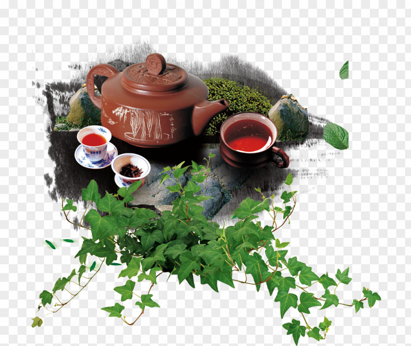 Tea Set Culture Tieguanyin Puer PNG