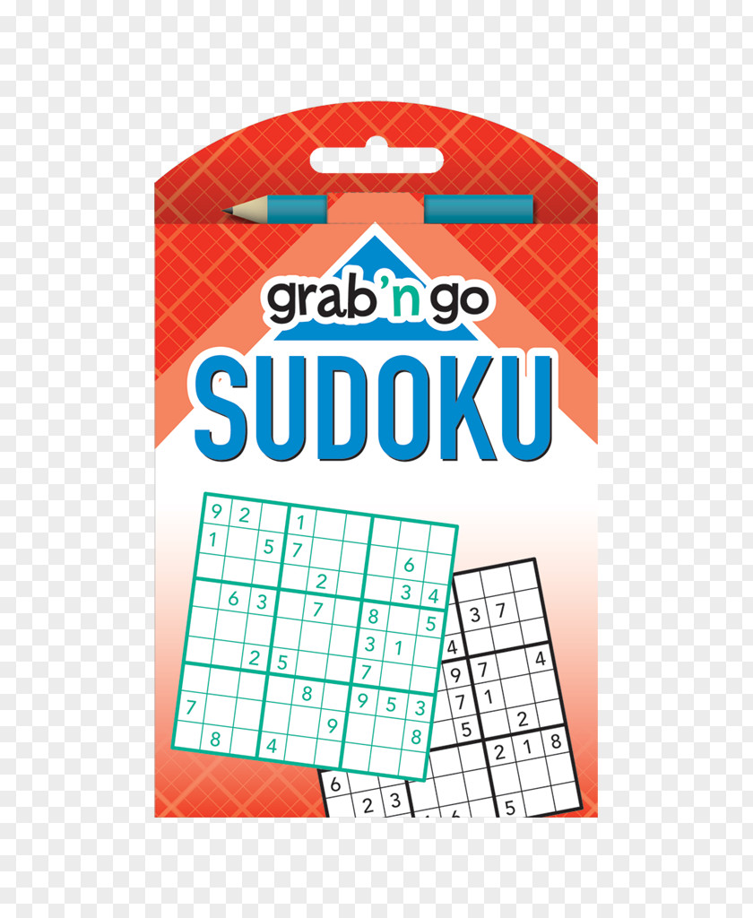 Angle Paperback Grab 'n Go Puzzles Sudoku: Cardinal-sapphire Edition Game Point PNG