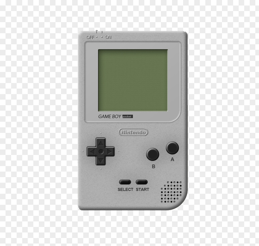 Nintendo's Gray Nintendo Game Boy Pocket Handheld Console Video PNG