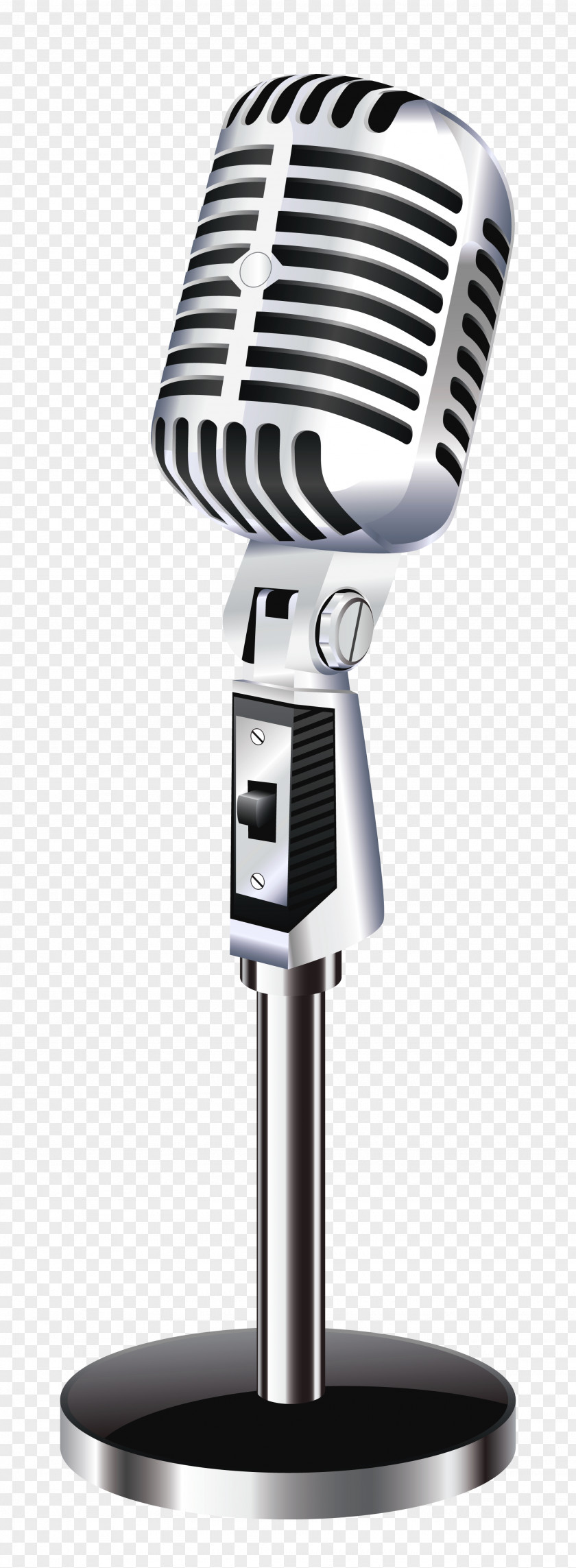 Retro Microphone Clipart Picture PNG
