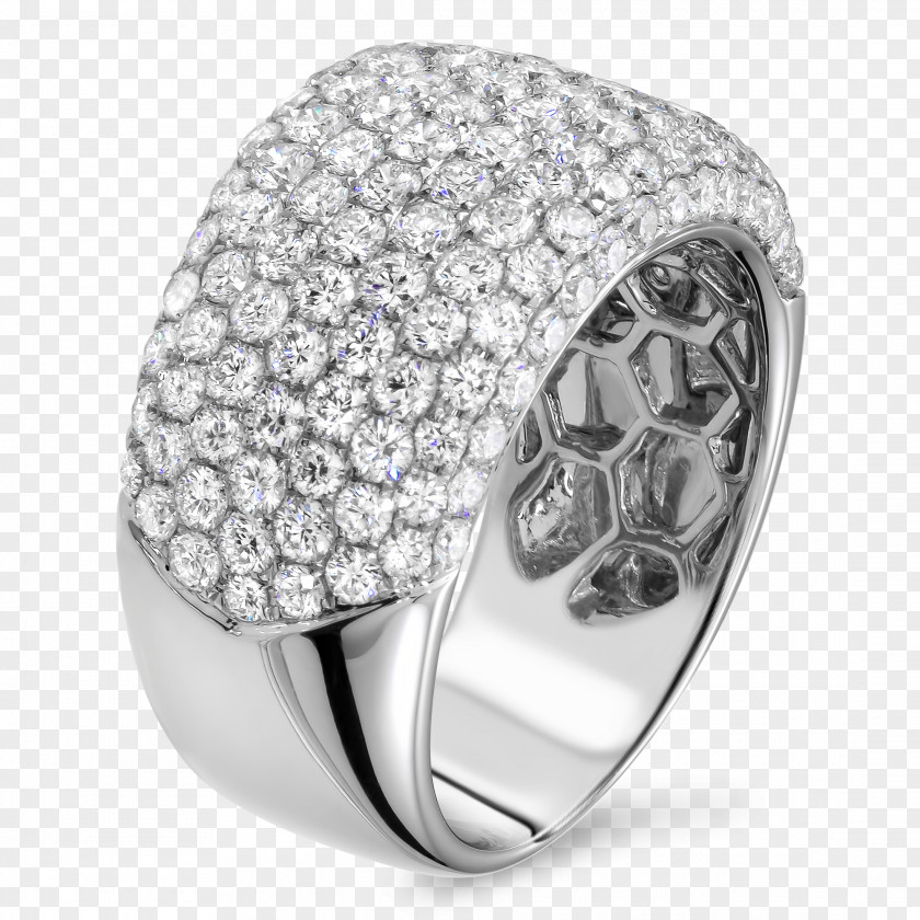 Small Pave Diamond Rings Ring Brilliant Cut Jewellery PNG