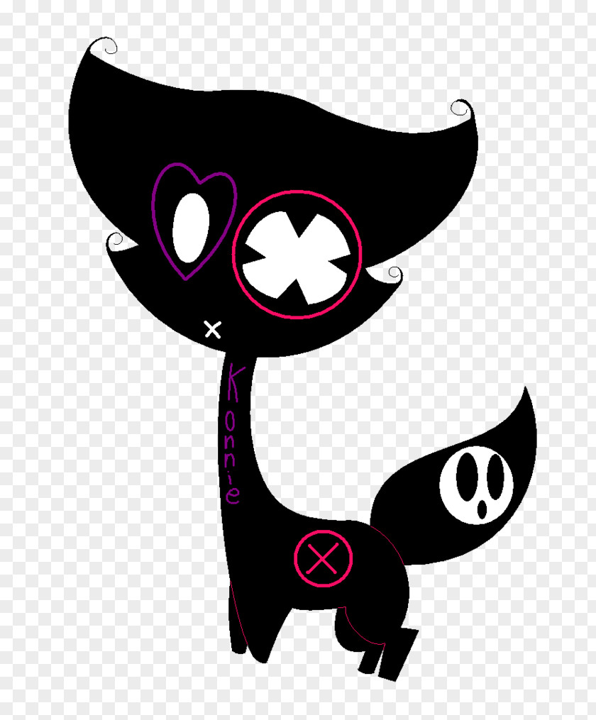 Cat Shadow Character Clip Art PNG