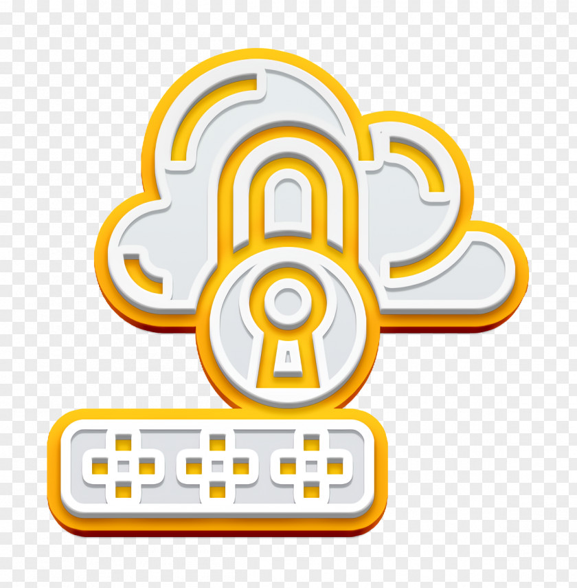Cyber Crime Icon Password Cloud PNG