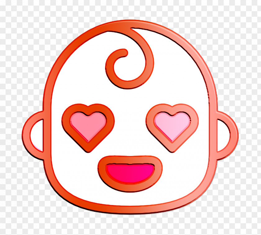 People Icon Linear Color Emoticons Love PNG