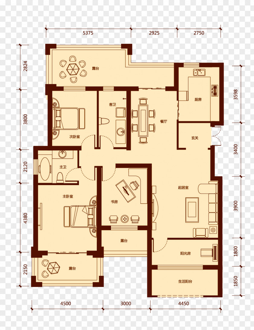 House Chart Color Page Floor Plan PNG