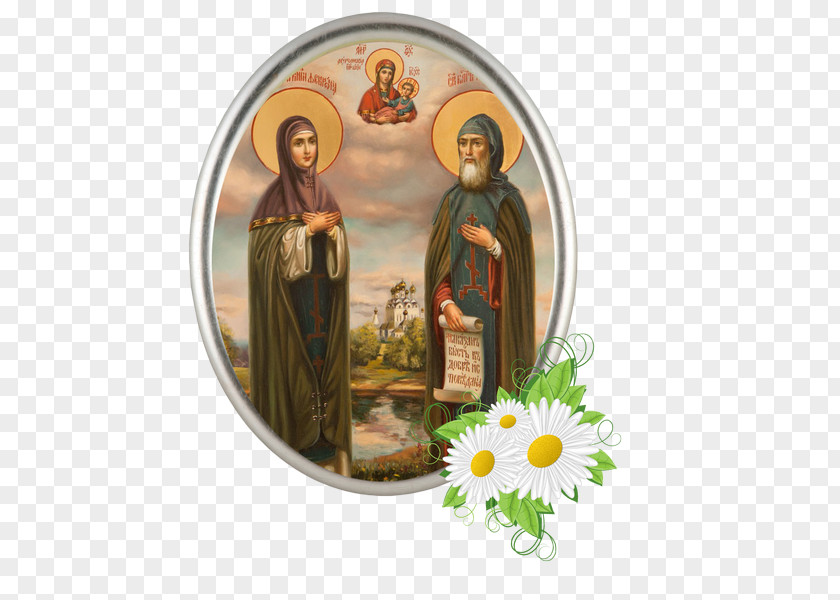 Saints Icon Day Of Russian Family And Love Right-Believing Peter Fevronia Saint PNG