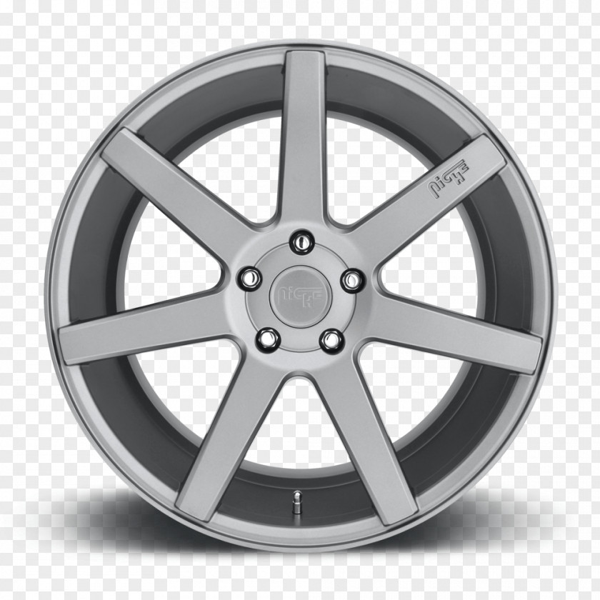 Car Custom Wheel Rim Anthracite PNG