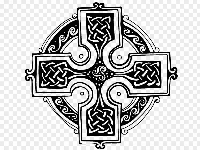 Celtic Cross Christian Celts Symbol Knot PNG