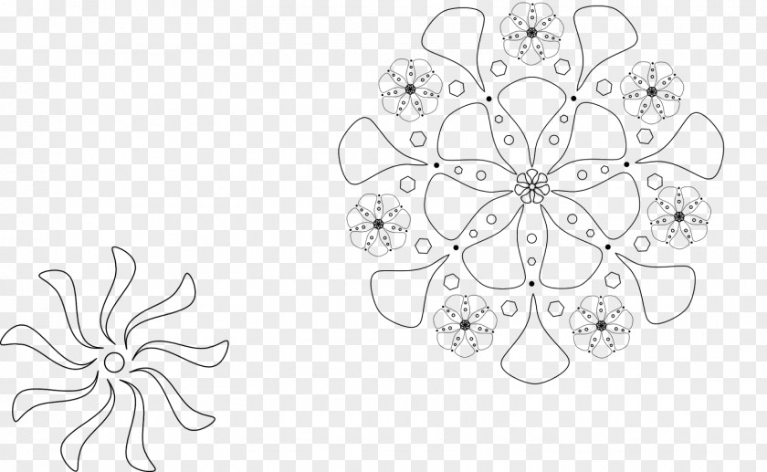 Flower Petal Floral Design White Pattern PNG