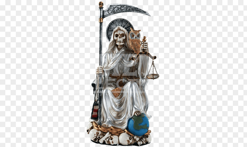 Santa Muerte Death Statue Sculpture Religion PNG