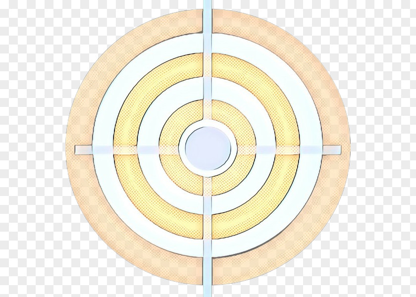 Target Archery Symbol Yellow Circle PNG