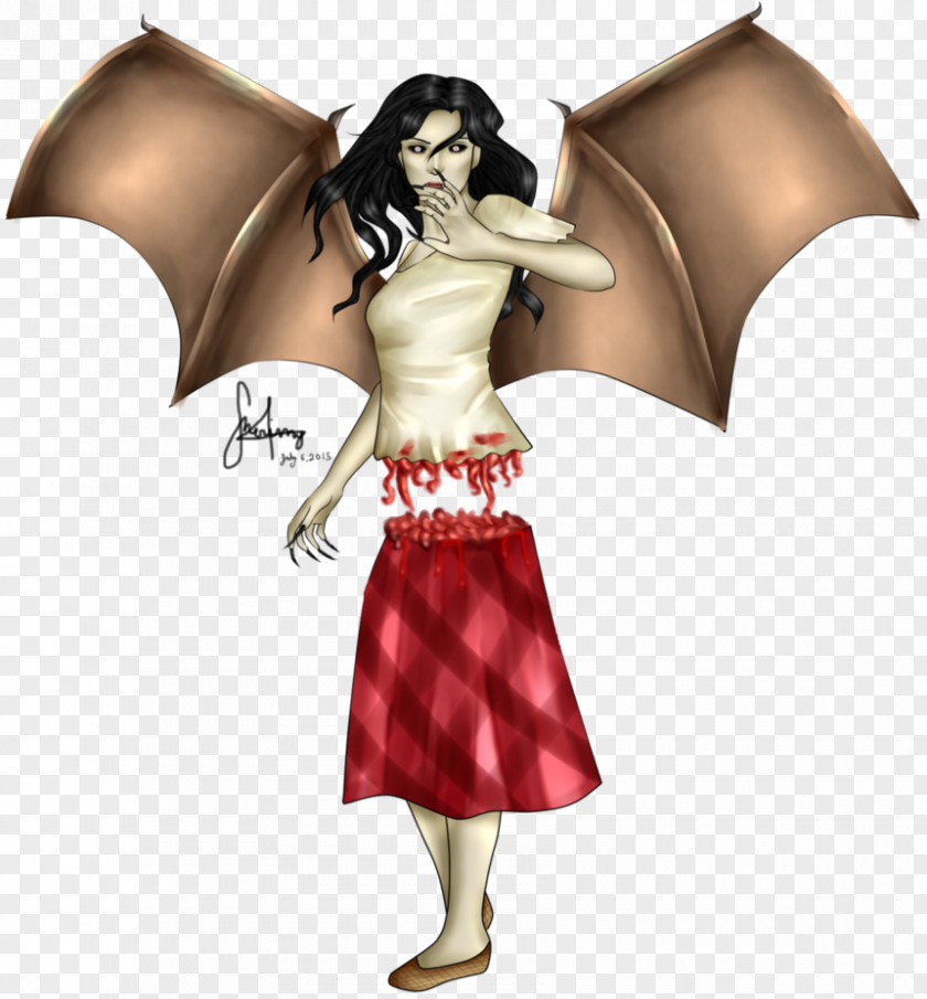 Vampire Manananggal Aswang Drawing PNG