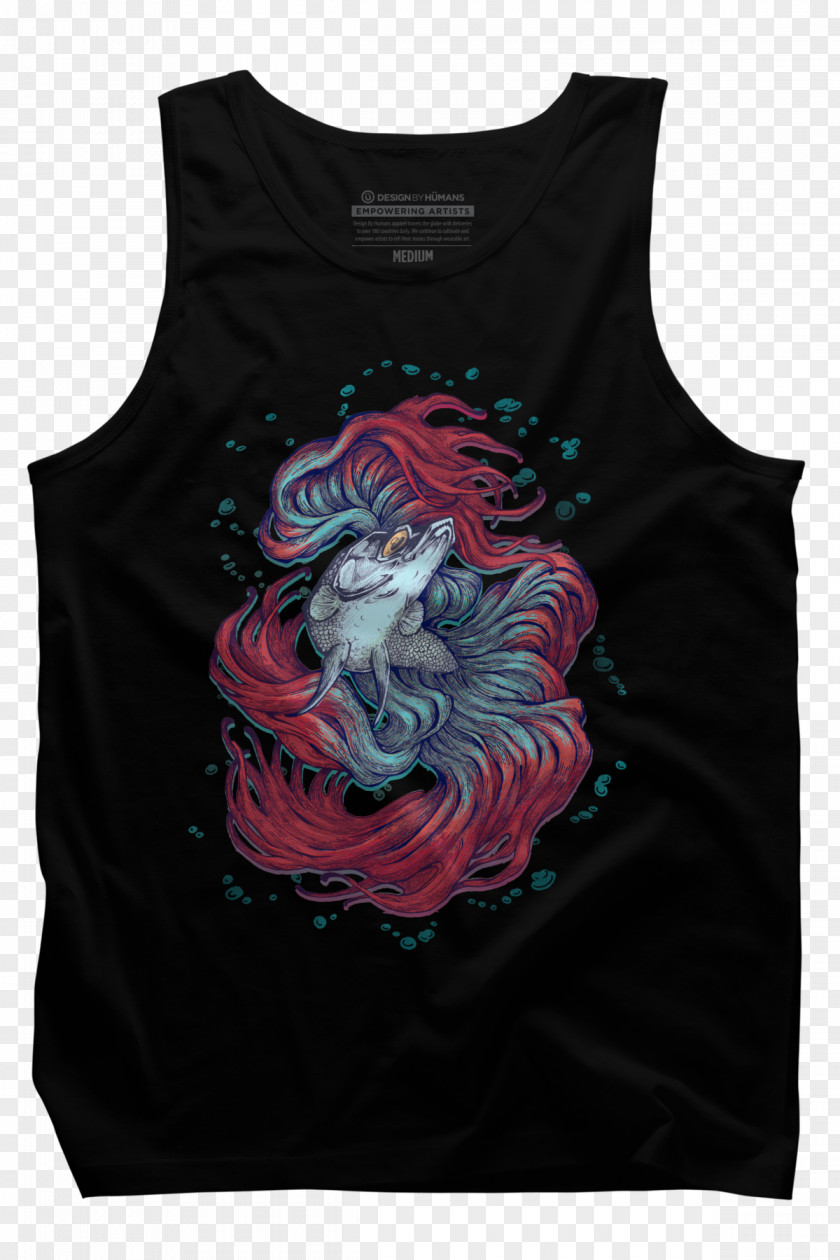 Betta T-shirt Outerwear Sleeveless Shirt Clothing PNG