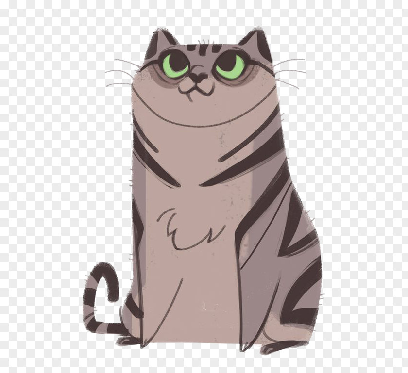 Cartoon Cat Siamese Kitten Drawing Illustration PNG