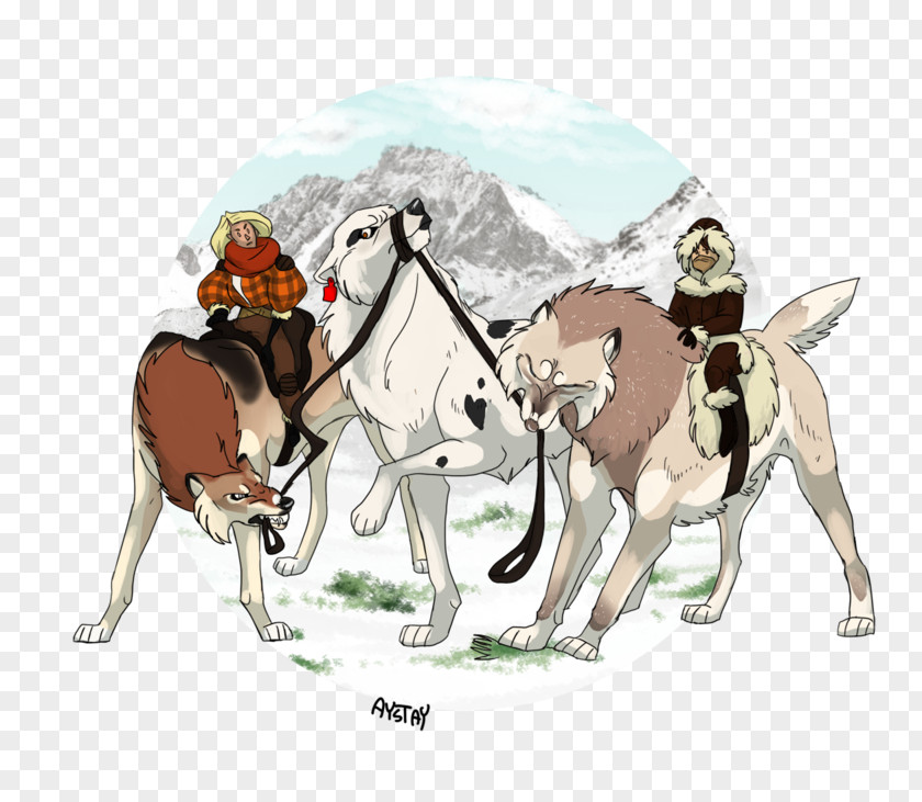 Dog Horse Donkey Pack Animal Cartoon PNG