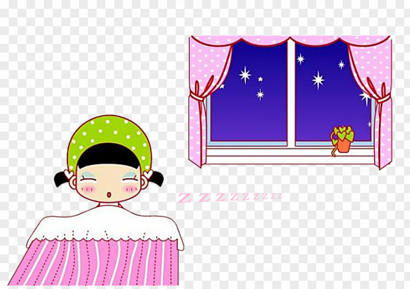 Good Night Sleep Cartoon Download PNG