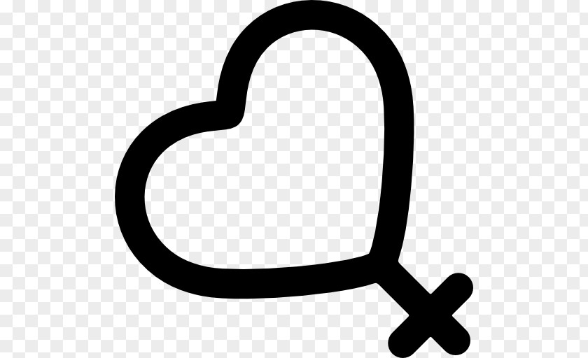 Heart Gender Symbol Sign Female PNG