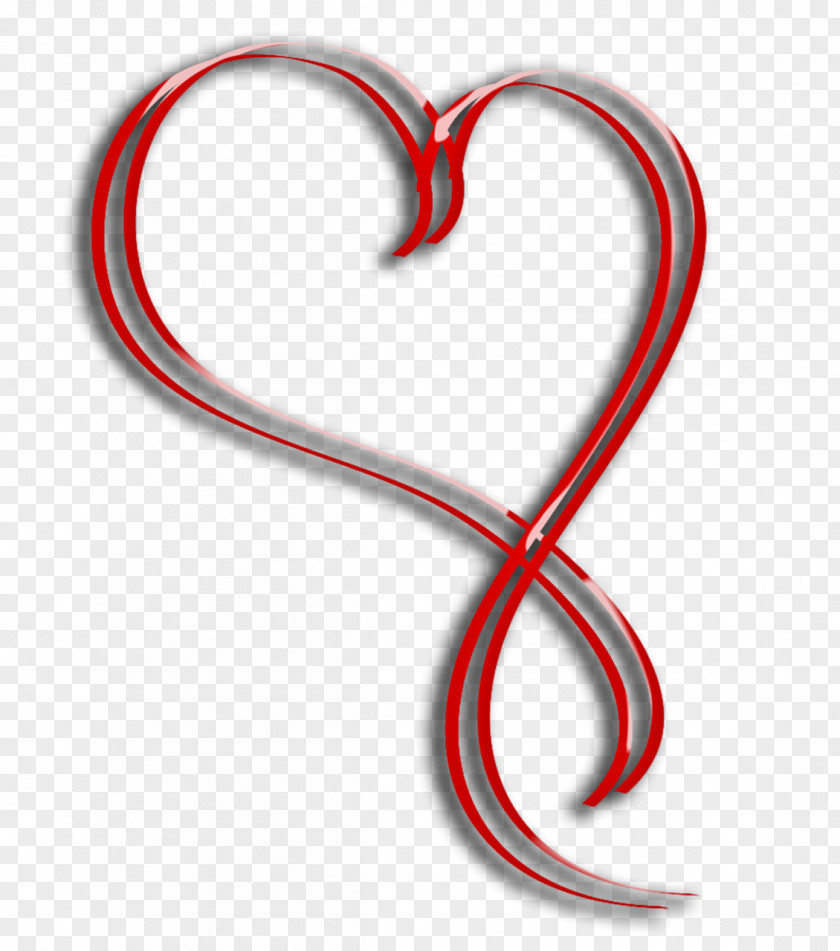 Heart Ribbon Clip Art PNG