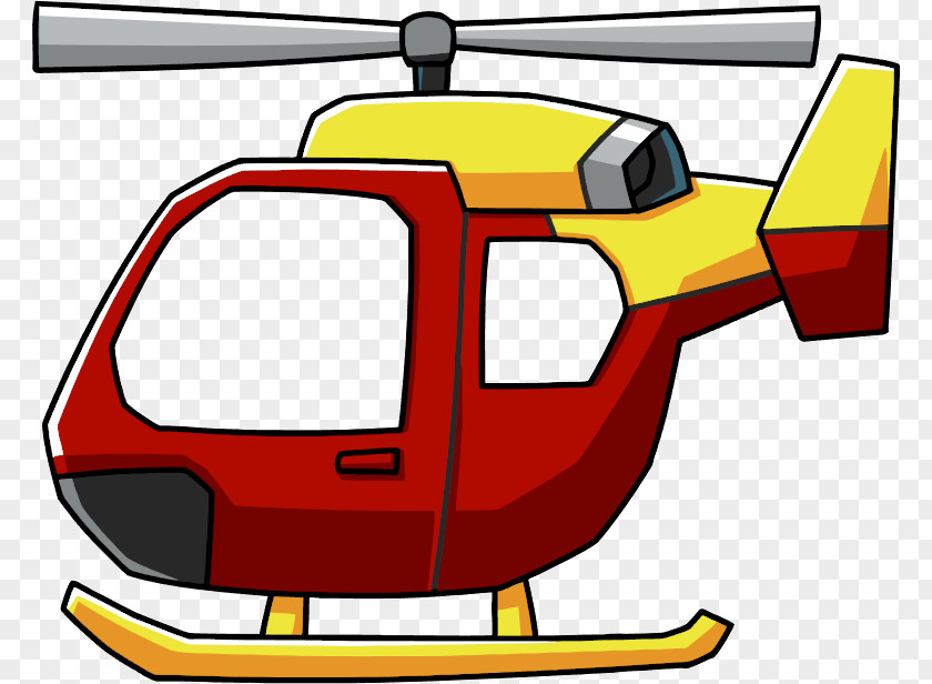 Helicopter Radio-controlled Scribblenauts Aircraft Clip Art PNG