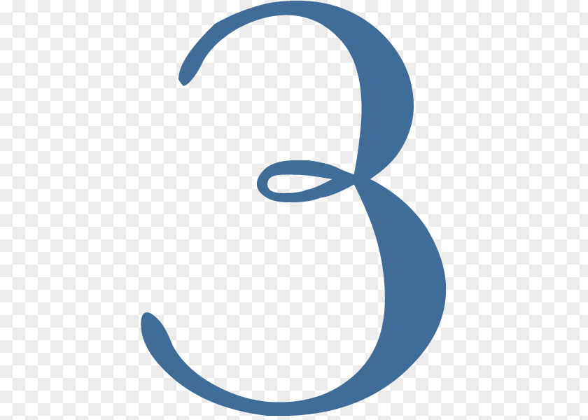Number 3 Symbol Logo Clip Art PNG