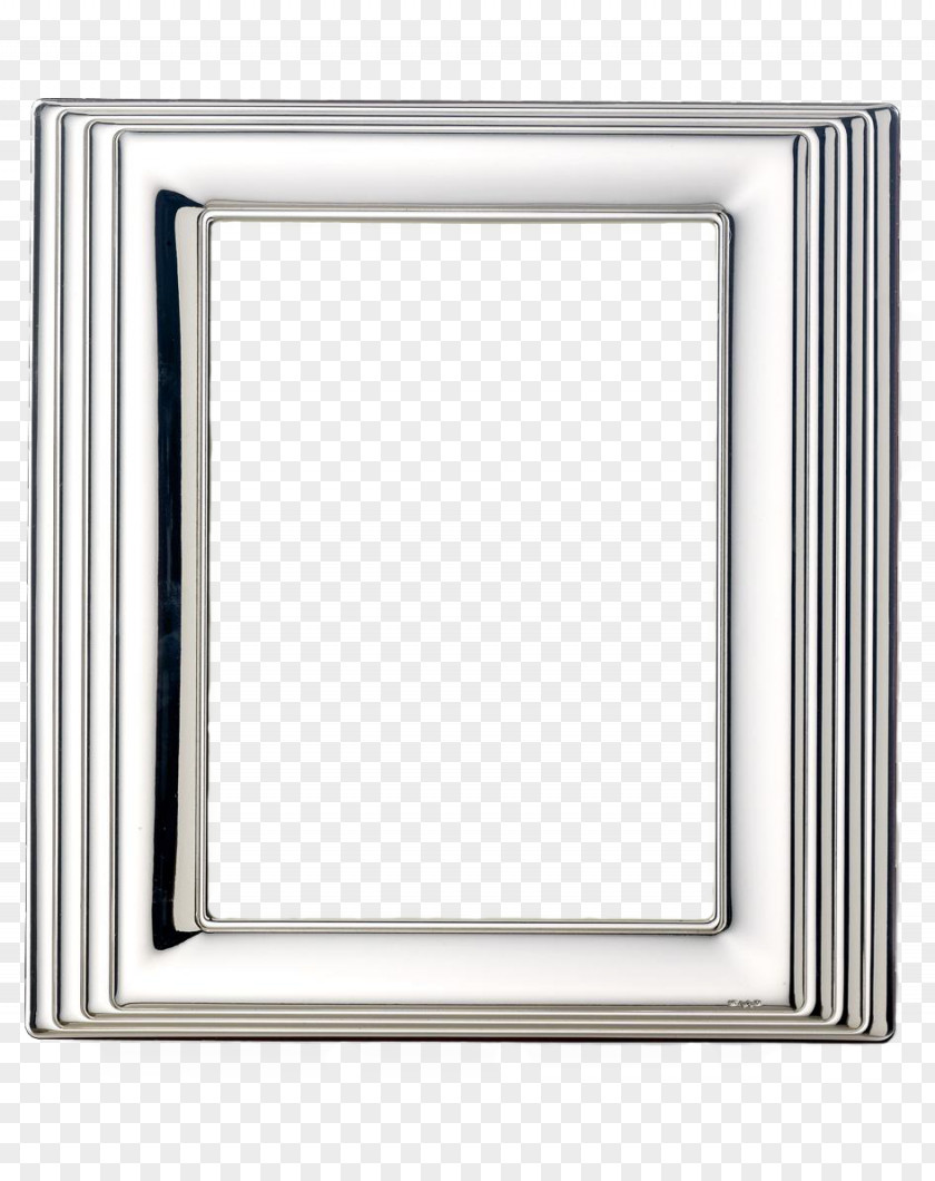 Silver Frame Picture Frames Painting Mirror PNG