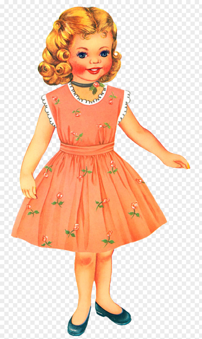 Doll Paper Dress Clothing PNG