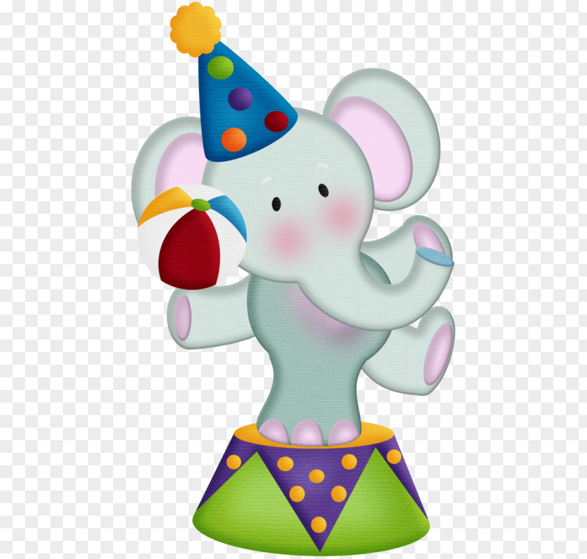 Entertainment Traveling Carnival Elephant Cartoon PNG