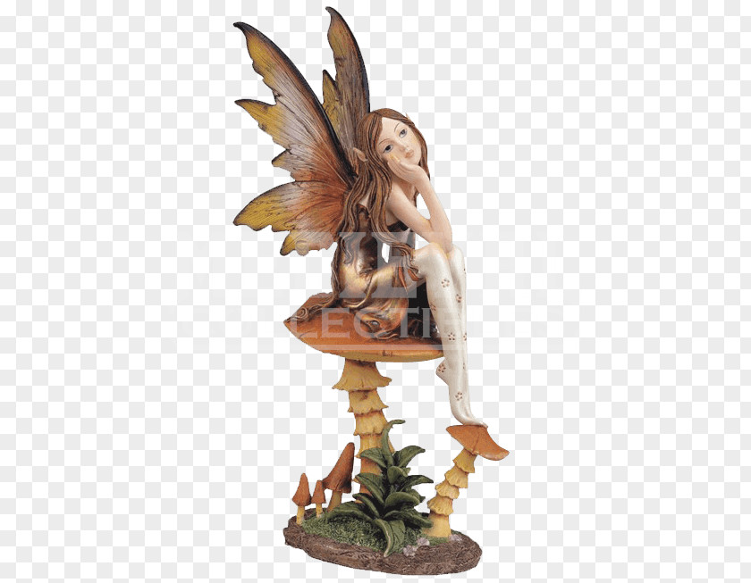 Fairy Figurine Pixie Cut Statue PNG