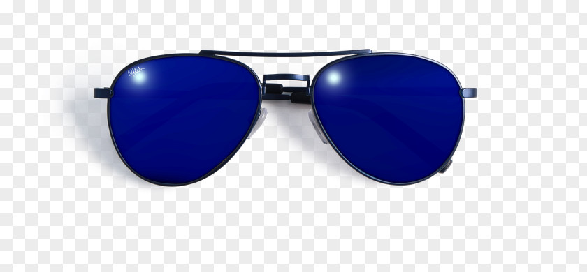 Mandir Goggles Sunglasses Blue Alain Afflelou PNG