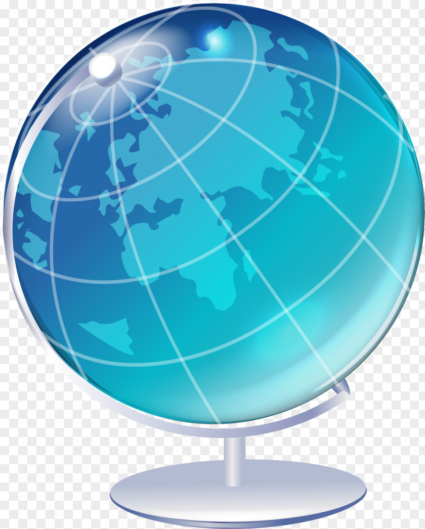 Three-dimensional Vector Globe Earth World Geography PNG