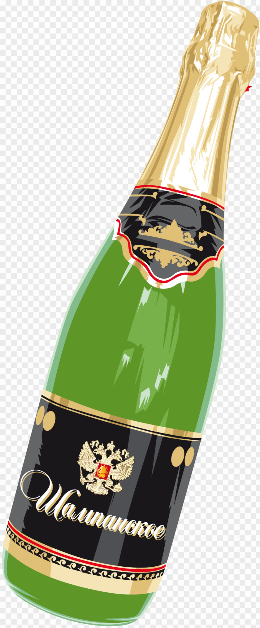 Champagne Bottle Wine Alcoholic Drink Birthday PNG