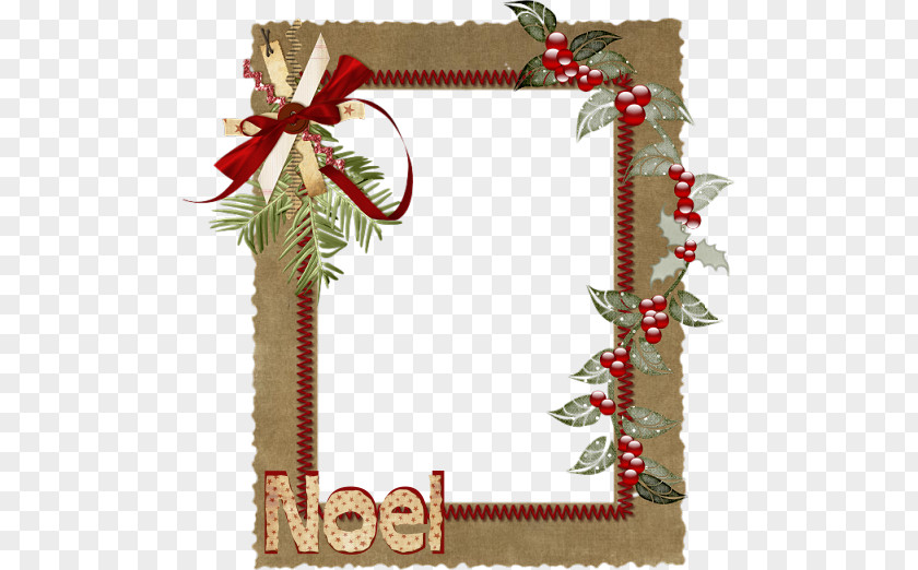 Christmas Ornament Picture Frames Scrapbooking Photomontage PNG