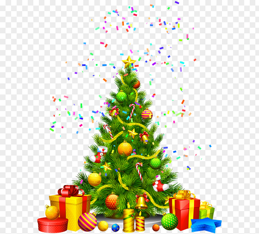 Christmas Tree Day Clip Art Image PNG