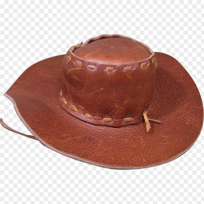 Cowboy Hat Dollhouse Leather Vintage Clothing PNG