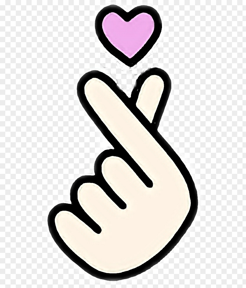 Heart Hand Finger Clip Art PNG