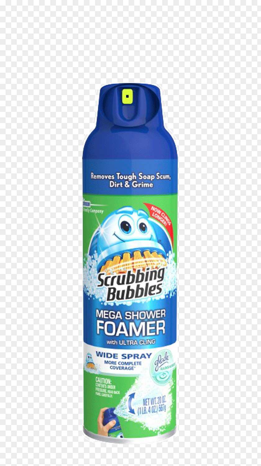 Shower Scrubbing Bubbles Toilet Cleaner Foam Cleaning PNG