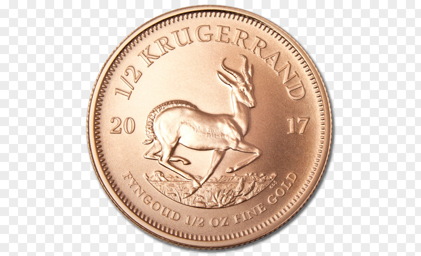 Coin Krugerrand Gold Silver Rand Refinery PNG