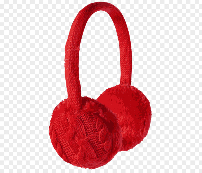 Ear Muffs Headphones Wool PNG